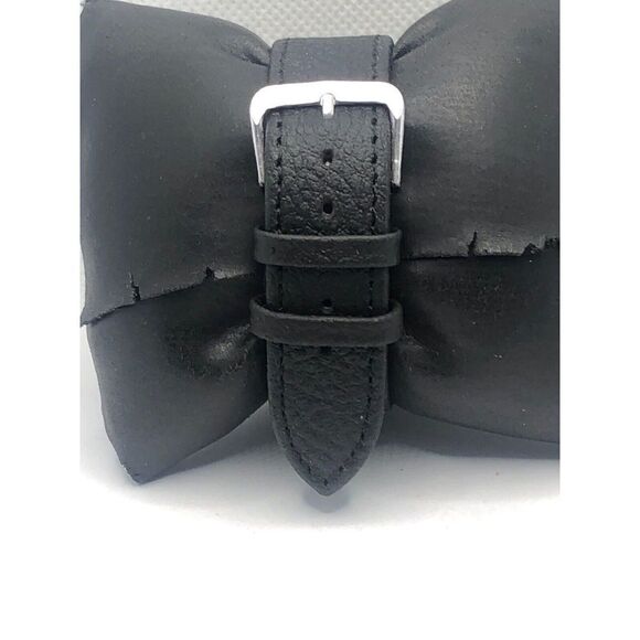 Vince Camuto Unisex Black Leather Analog Grey Dial Quartz Genuine Watch OP281 - Picture 4 of 9